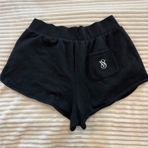 Victoria's Secret Black Sweatshorts